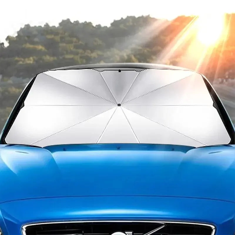 Car Sunshade Umbrella Windshield Folding Front Parasol Umbrella Type Sun Shade for Car Window Summer Sun Protection Accessories