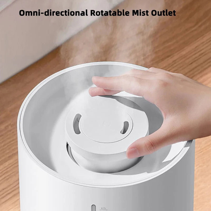 جهاز ترطيب الهواء Xiaomi Mijia Humidifier 2 بسعة 300 مل/ساعة وسعة كبيرة 4 لتر وصانع ضباب مع إضافة الماء والتحكم في الرطوبة في المنزل وصوت منخفض