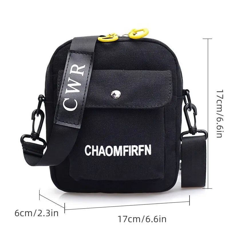 Women Crossbody Bags New Canvas Shoulder Bag Female Small Bag Fashion Students Simple Single Shoulder Fashion Phone Bags