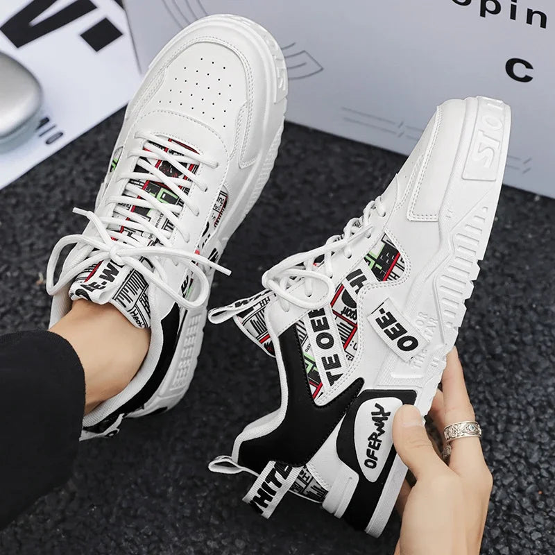 New Skateboard Mens Shoes Summer Sneakers Leather Casual Fashion Outdoor Running Sports Hiking Tennis Platform Designer Luxury