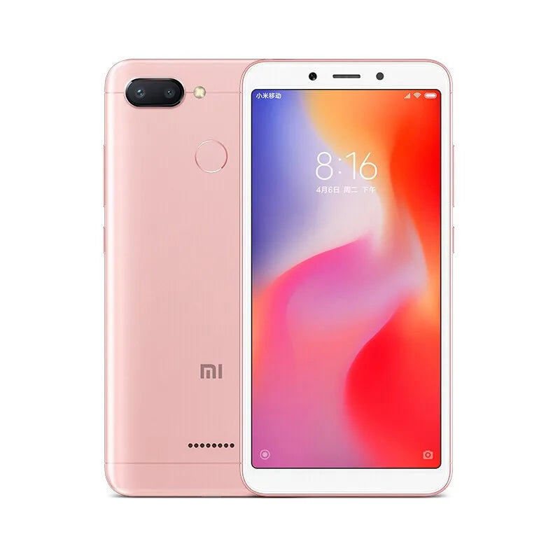 Xiaomi Redmi 6 Смартфон GooglePlay Мобильный телефон 5.45" Полный экран AI Faceing