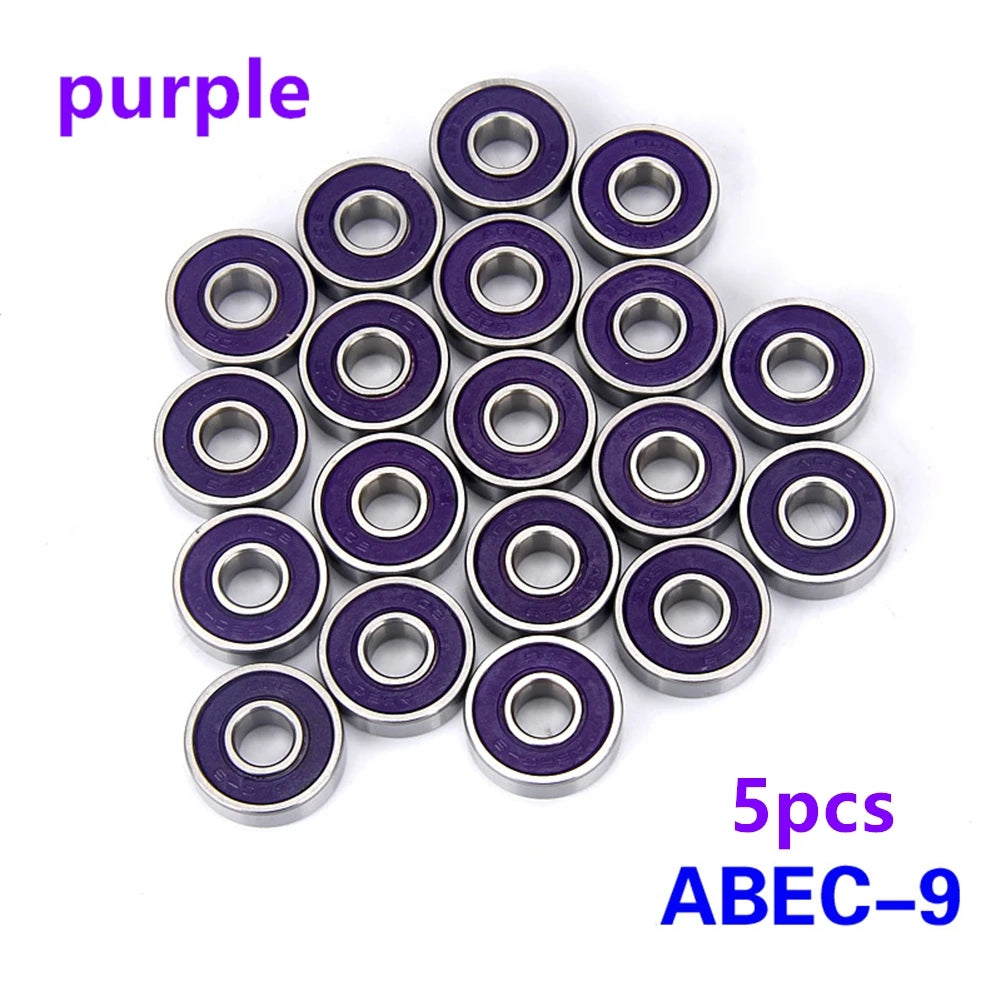 ABEC-7/ABEC-9 608 Skateboard Wheel Roller Steel Sealed Ball Bearings 8x22x7mm Skateboards Bearings Scooter Accessories