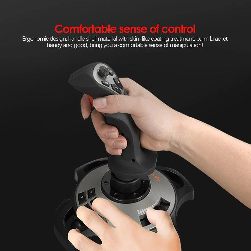 PXN-2113 Joystick Flight Simulator Gamepad Controller Pc Flight Simulator Cockpit Stick for PC/Desktop