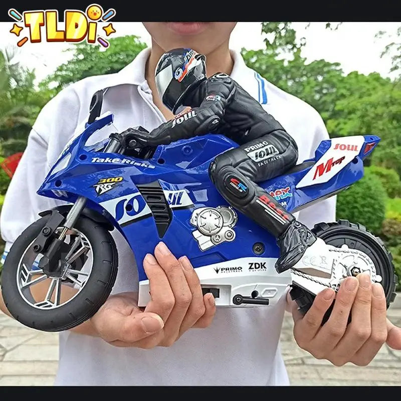 RC Motorcycles Toys for Boys 1/6 Electric Motor RC Cars High Speed Racing 4CH Remote Control Stunt Motorcycle Drift Car Model