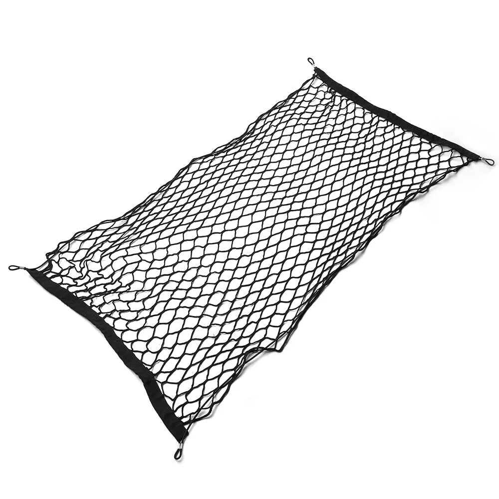 Car Trunk Storage Net Bag Cargo Luggage Nylon Elastic Mesh Hanging Nets Pocket Stowing Tidying Interior Accessories