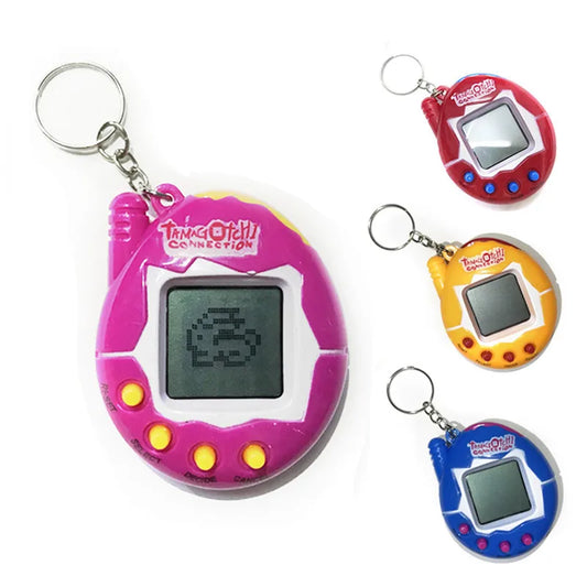 1PC Transparent Electronic Pets Tamagotchi Nostalgic 168 Pets In One Virtual Cyber Digital Nostalgic Funny Toys Pixel Funny Play