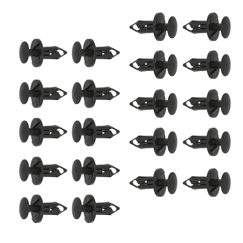 190pcs Car Retainer Clips 6 Size Plastic Fasteners Kit Auto Trim Panel Clip Mixed Car Body Bumper Rivet Set