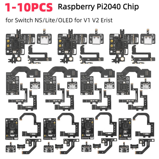 قطع غيار شريحة كابل وحدة التحكم في الألعاب Raspberry Pi2040 كابل وحدة المعالجة المركزية كابل وحدة التحكم في الألعاب لـ Switch NS/Lite/OLED