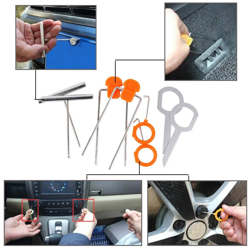 Multiple Car Hand Tool Car Audio Disassembly Tool Plastic Pry Bar Door Panel Disassembly Pry Panel Interior Clip Rocker Crowbar