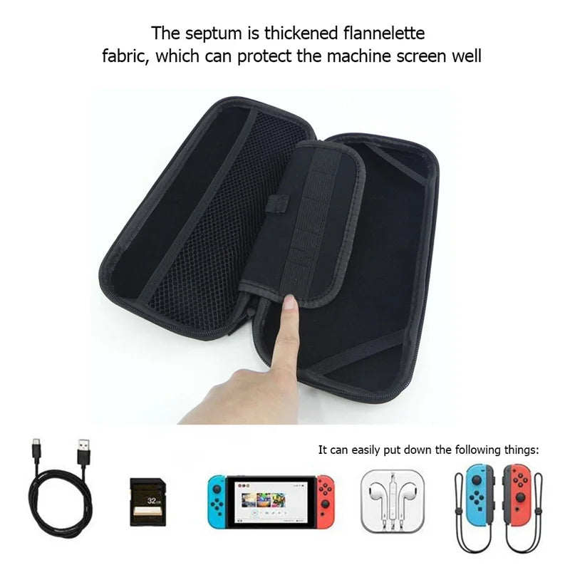 For Nintendo Switch Hard Case Storage Bag Portable Travel Carrying Box Waterproof Protect Cover for NS Console Game Accessories