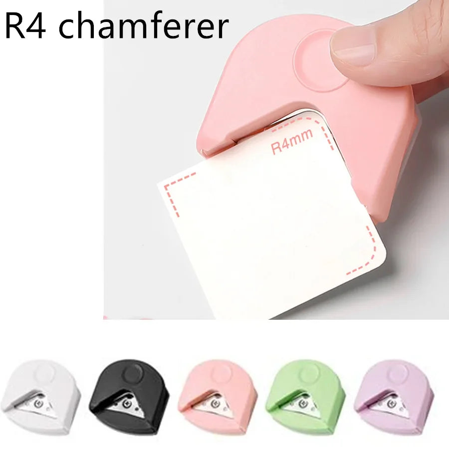 R4 Card Rounded Cutter Угловой закруглитель для бумаги Триммер для вырезания отверстий Угловой дырокол для фотографий Вырубной резак для скрапбукинга Подарочный офисный инструмент для поделок своими руками