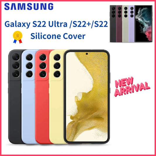 Original Samsung Galaxy S22 Ultra S22+ Soft Phone Cases Mobile Phone Housings ilicone Cover