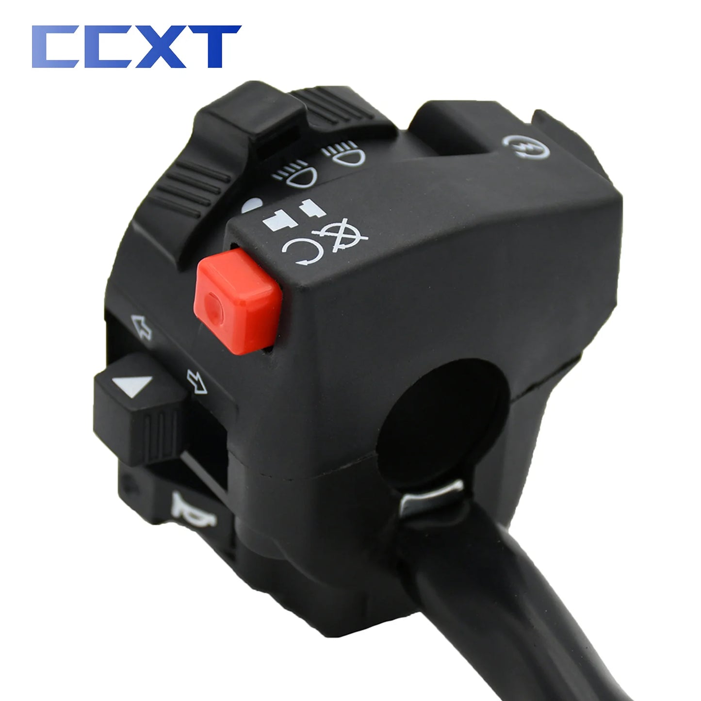 Motorcycle Electric Start Switch Horn Turn Signals Indicator Switch Far Near Light Button For ATV Honda Yamaha KTM Kawasaki Etc