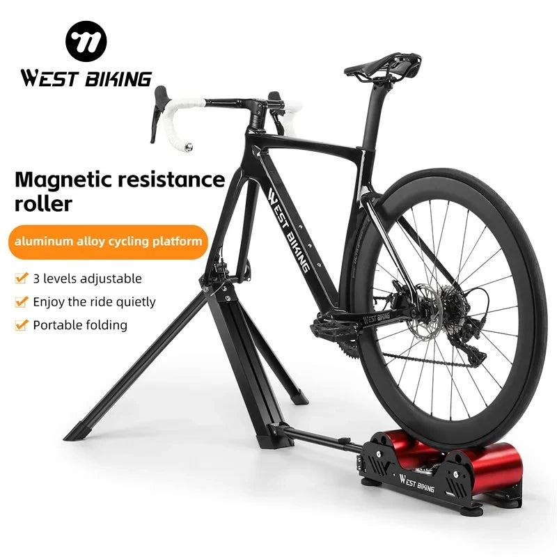 WEST BIKING Bicycle Training Resistance Indoor Home Exercise Workout Cycling Stationary Static Bike Trainer Fitness Equiment