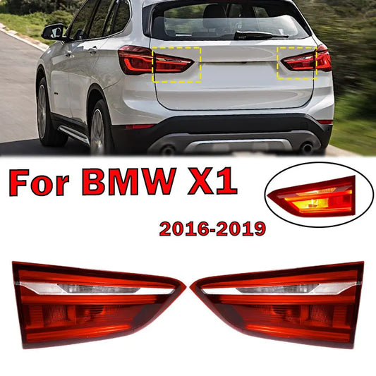 لسيارات BMW X1 2016-2019 ملحقات السيارة مصباح خلفي LED مصباح تحذير الفرامل جزء السيارة مجموعة المصابيح الخلفية 63217350697 63217350698