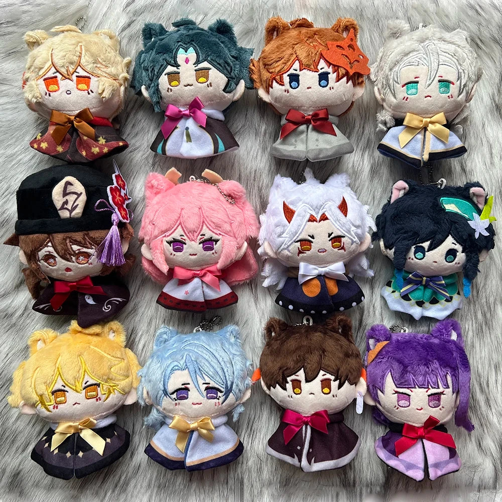 Genshin Impact Alhaitham Venti Kazuha Xiao Nahida Kawaii Plush Toys Girls Boys Backpack Pendant Cute Toys Gift