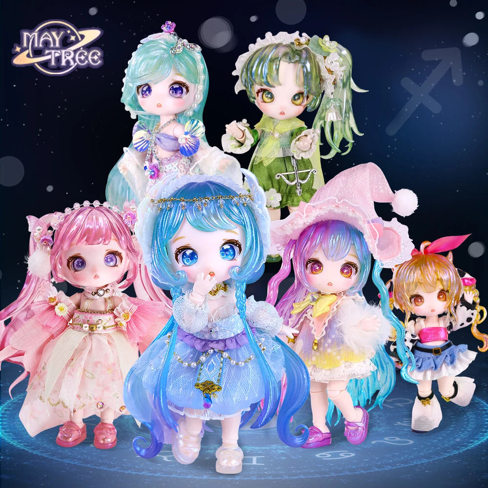 دمية DBS Dream Fairy BJD OB11 MAYTREE 13 مفصل كروي من سلسلة الكوكبة الرئيسية للحيوانات اللطيفة القابلة للتجميع حامل مجاني SD