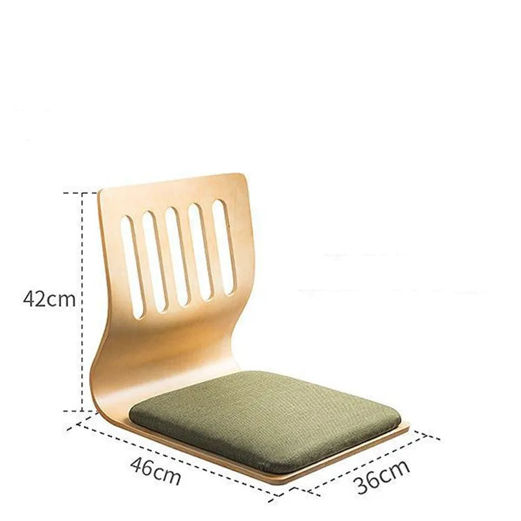 Japanese Lazy Creative Tatami Chair Living Room Sofa Carpet Bedroom Balcony Floor Back-Up Chair Legless Chair Indoor Chair