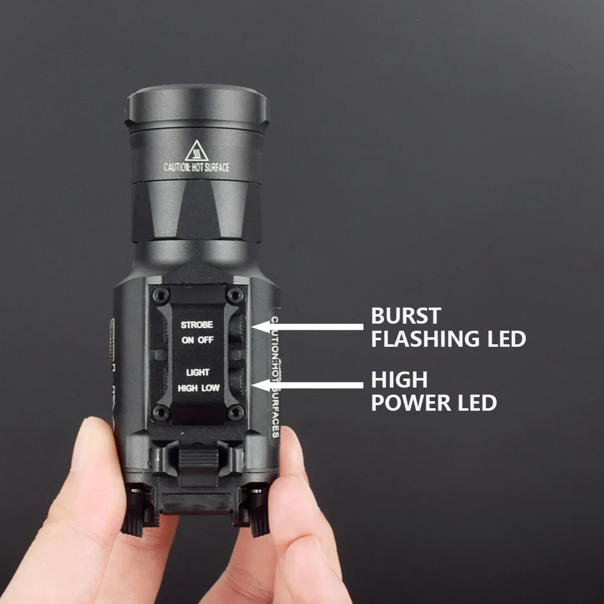 Тактический Surefir X300 X300U X300UH-B XH35 Пистолет X300V Scout Легкое оружие Пистолетный фонарь Lanterna Винтовка Стробоскопический фонарь Охота