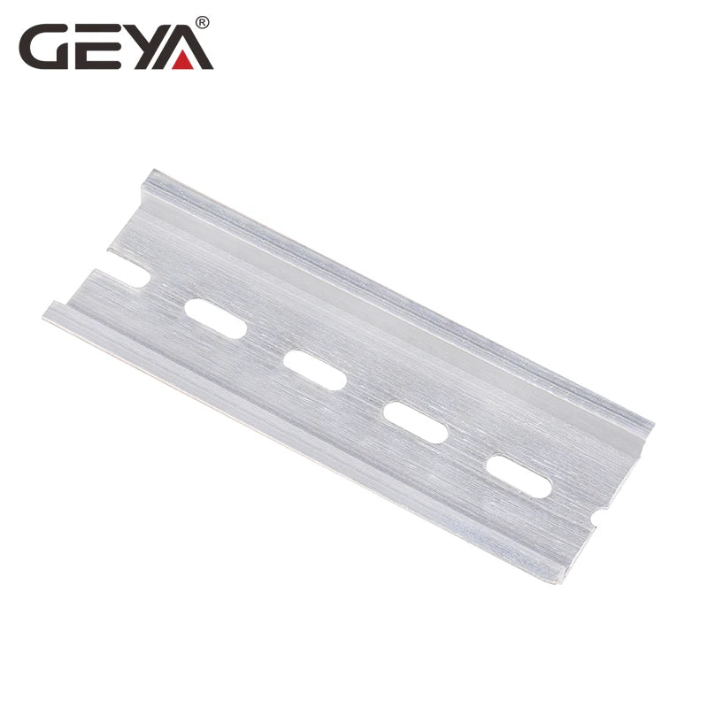 GEYA Guide Rail Aluminum Universal Type 35mm Slotted DIN Rail Long 10cm 15cm 20cm 30cm Thickness 1mm