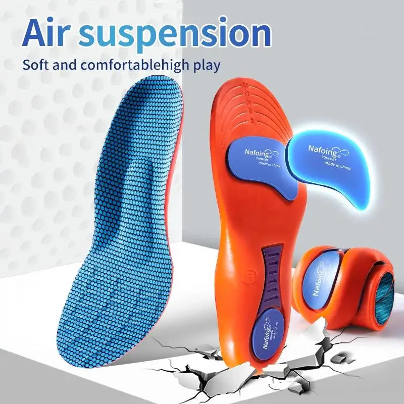 Sport Insoles for Shoes Sole Shock Absorption Deodorant Breathable Cushion Running Insoles for Feet Man Women Orthopedic Insoles