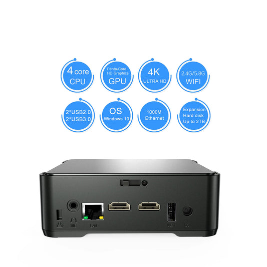 GK3V Mini PC DIY игровой компьютер Intel Alder Lake N100/N95 8 ГБ 16 ГБ 1 ТБ NVMe Windows 11 Pro 4K HD VGA Win 11