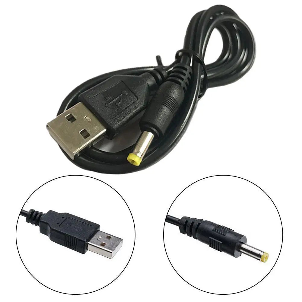 2 в 1 0,8 м кабель USB зарядное устройство для PSP 1000 2000 3000 USB 5V зарядный штекер зарядный кабель USB к DC 1A штекер шнур питания игровые аксессуары