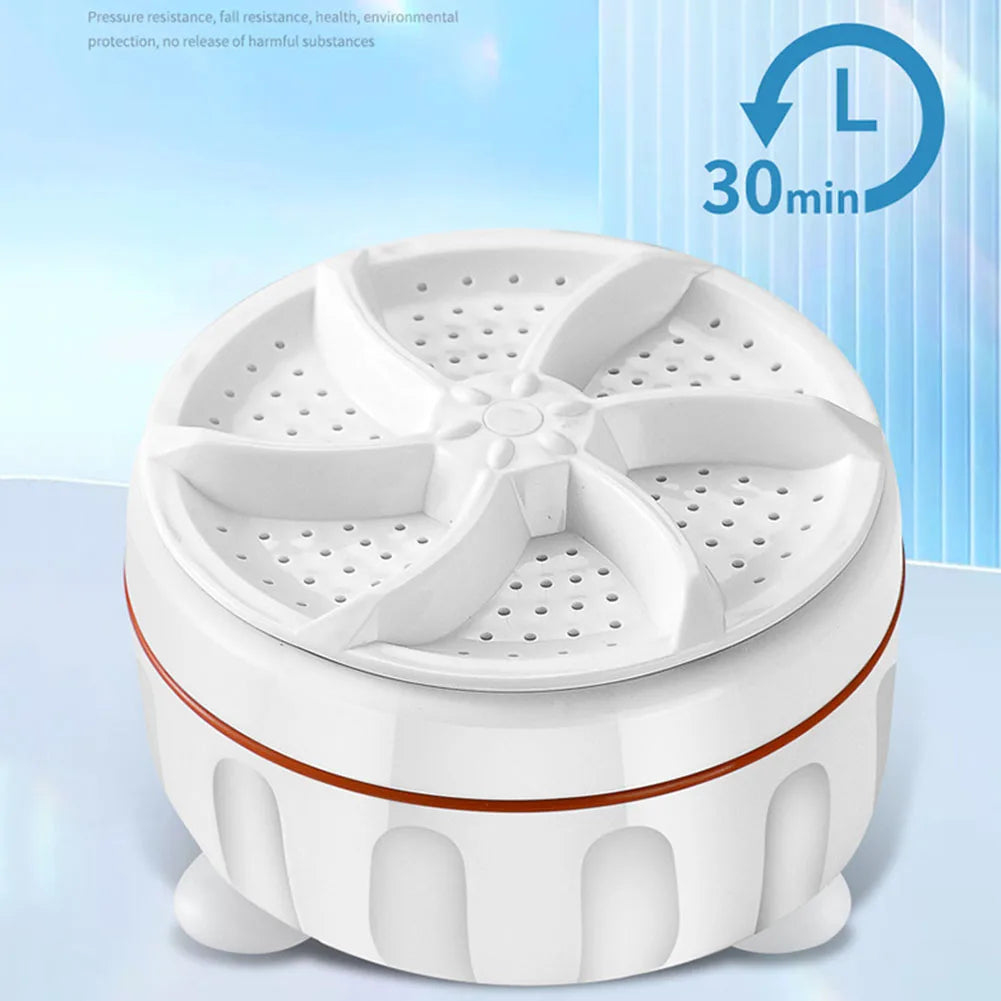 Portable washing machine Ultrasonic turbine washing machine Mini washing machine Multifunctional cleaning socks underwear