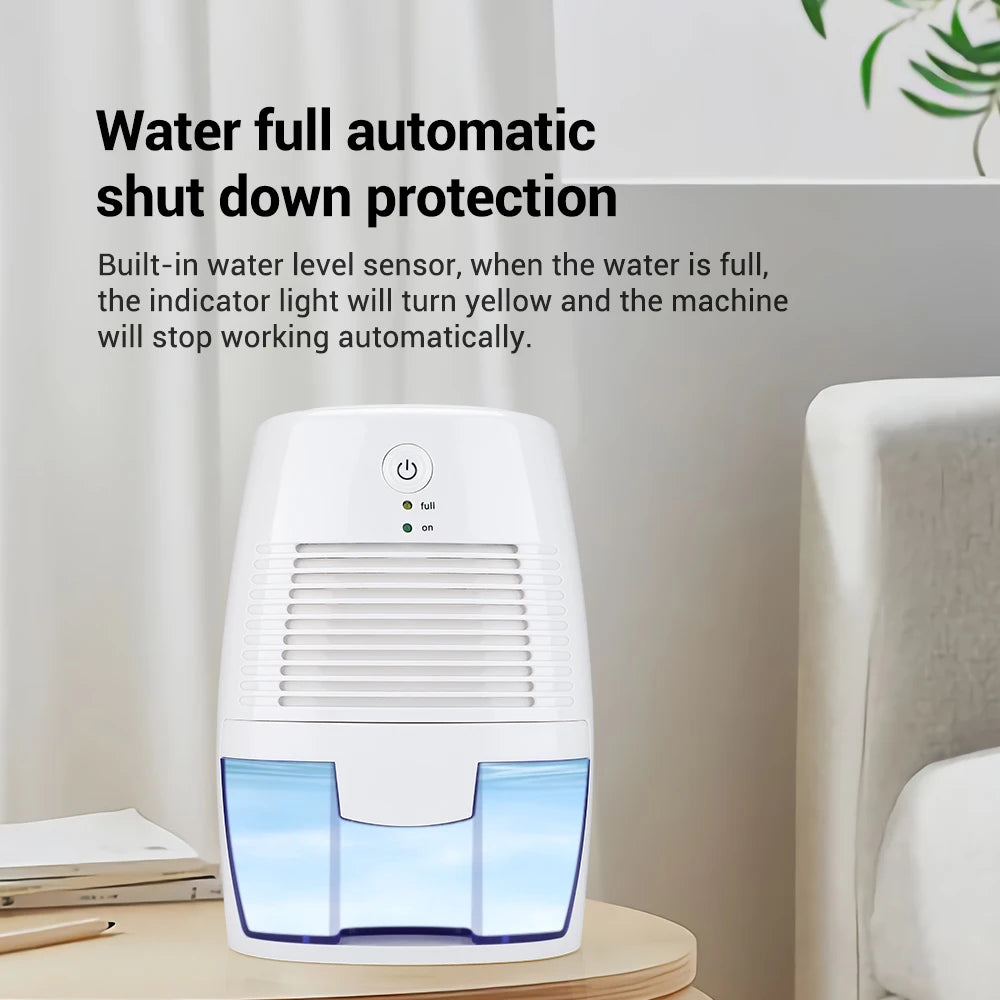 Portable Dehumidifier Air Purifier USB Mute Moisture Absorbers Air Dryer For Home Room Office Kitchen Deodorizer Dryer