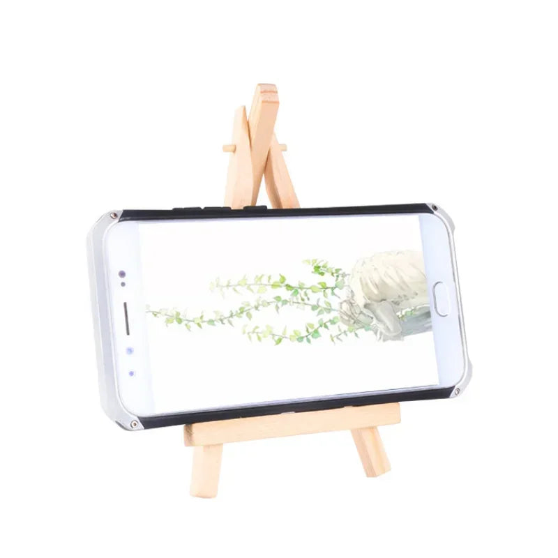 1/5pcs Natural Wood Mini Easel Frame Tripod Display Meeting Wedding Table Name Card Stand Display Holder Children Painting Craft