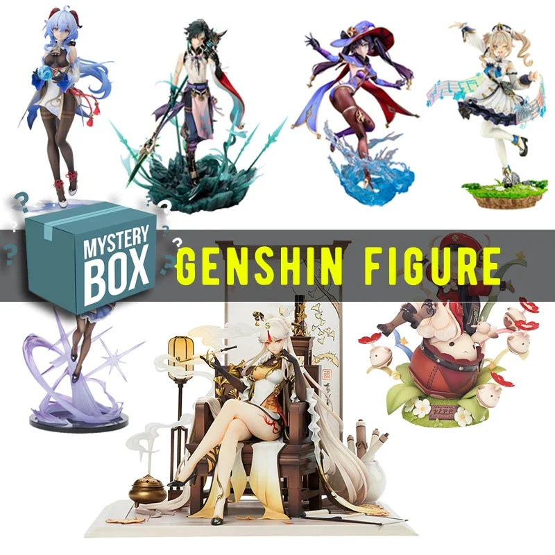 لعبة مجسم أنمي من Genshin Impact Mystery Box مجسم حركة Blind Box دمية نموذجية محظوظة