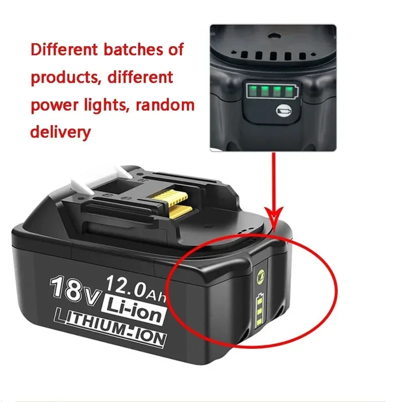 for Makita 18V Battery 6000mAh Rechargeable Power Tools Battery 18V makita with LED Li-ion Replacement LXT BL1860B BL1860 BL1850