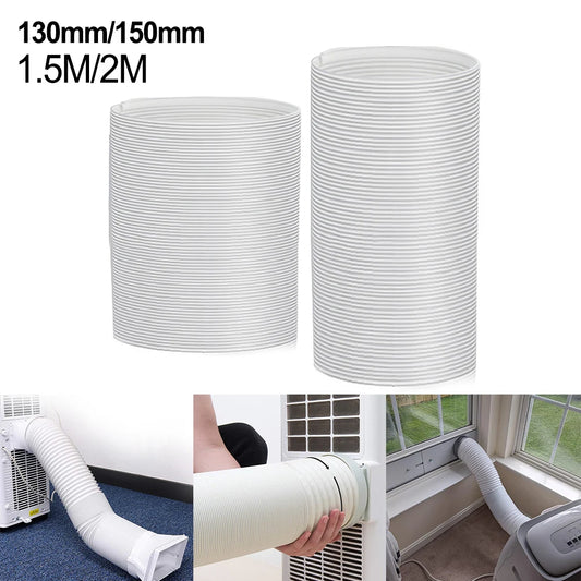 150/200CM Vent Hose Duct Outlet Flexible Mobile Air Conditioning Accessories Telescopic Heat Exhaust Pipe Thickened Exhaust Pipe