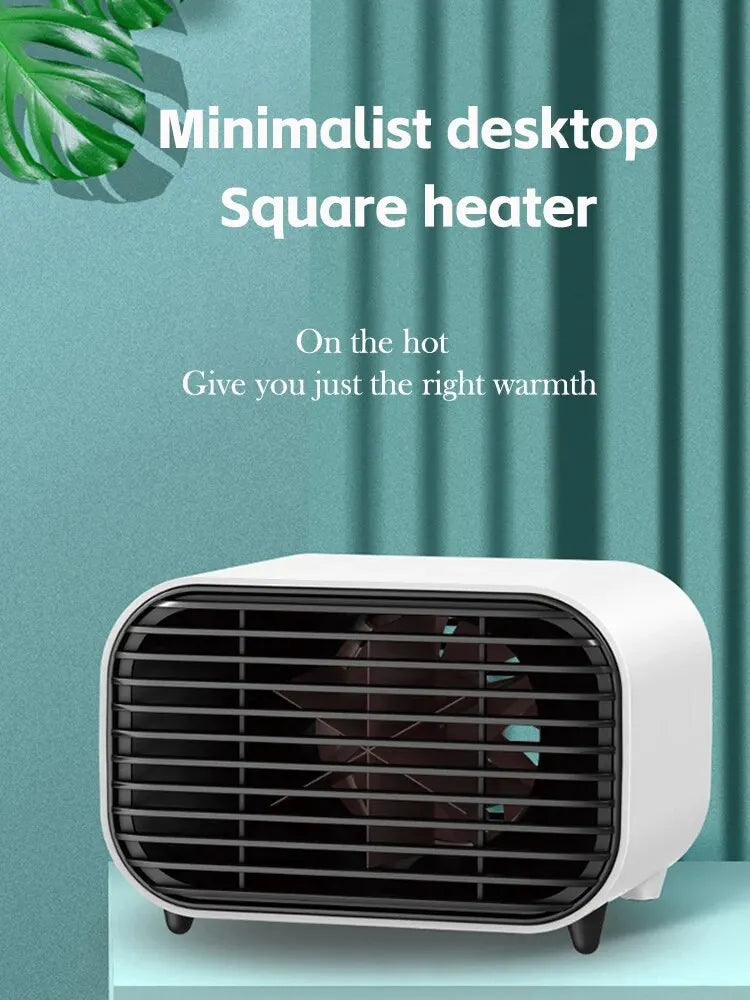 Desktop Electric Heater 600W Fast Heating Constant Temperature Wide-angle Warm Supply Low Noise Mini Home