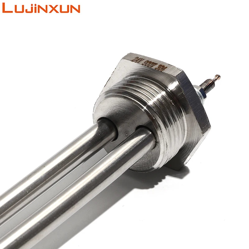 عنصر تسخين LUJINXUN 24V 900W من الفولاذ المقاوم للصدأ 304 عنصر سخان مياه غاطس بطول أنبوب 180 مم