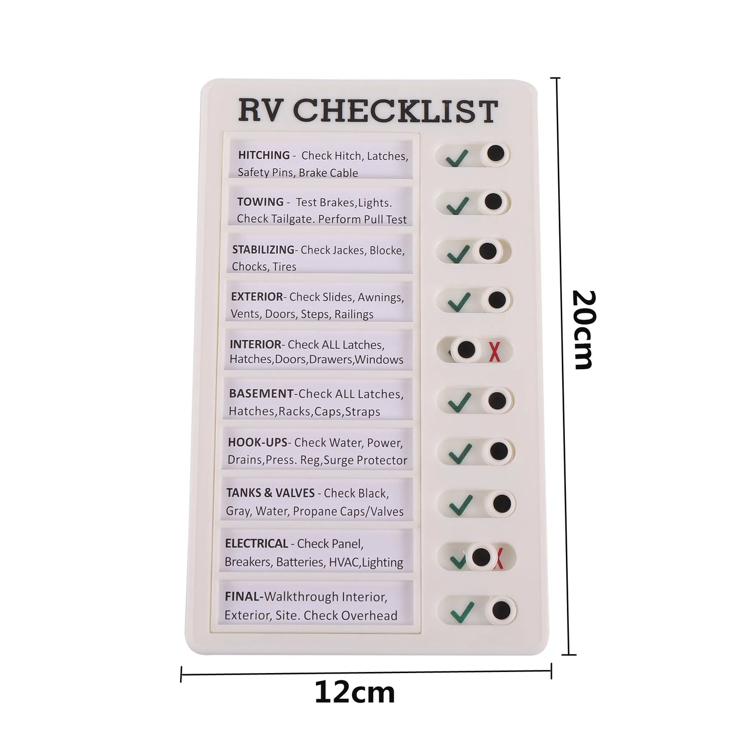 Reusable My Chores Checklist Daily Planner Memo Plastic Board Chore Chart Responsibility Behavior for Kid Self-discipline Card