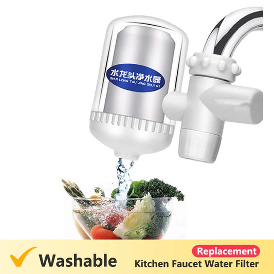 Tap Water Filter Washable Replacement Kitchen Faucet Long Lasting Filtro Water Purifier Tap Filter Chlorine