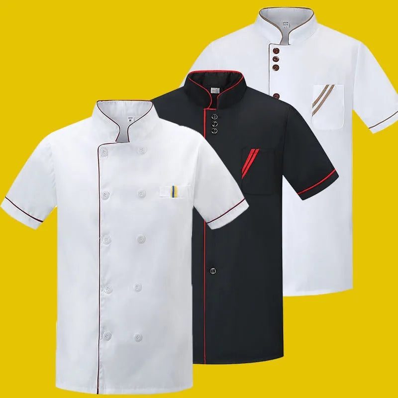 Professiona Premium Hotel Kitchen Uniform Long Sleeves Chef Jacket для мужчин, идеально подходит для сферы общественного питания