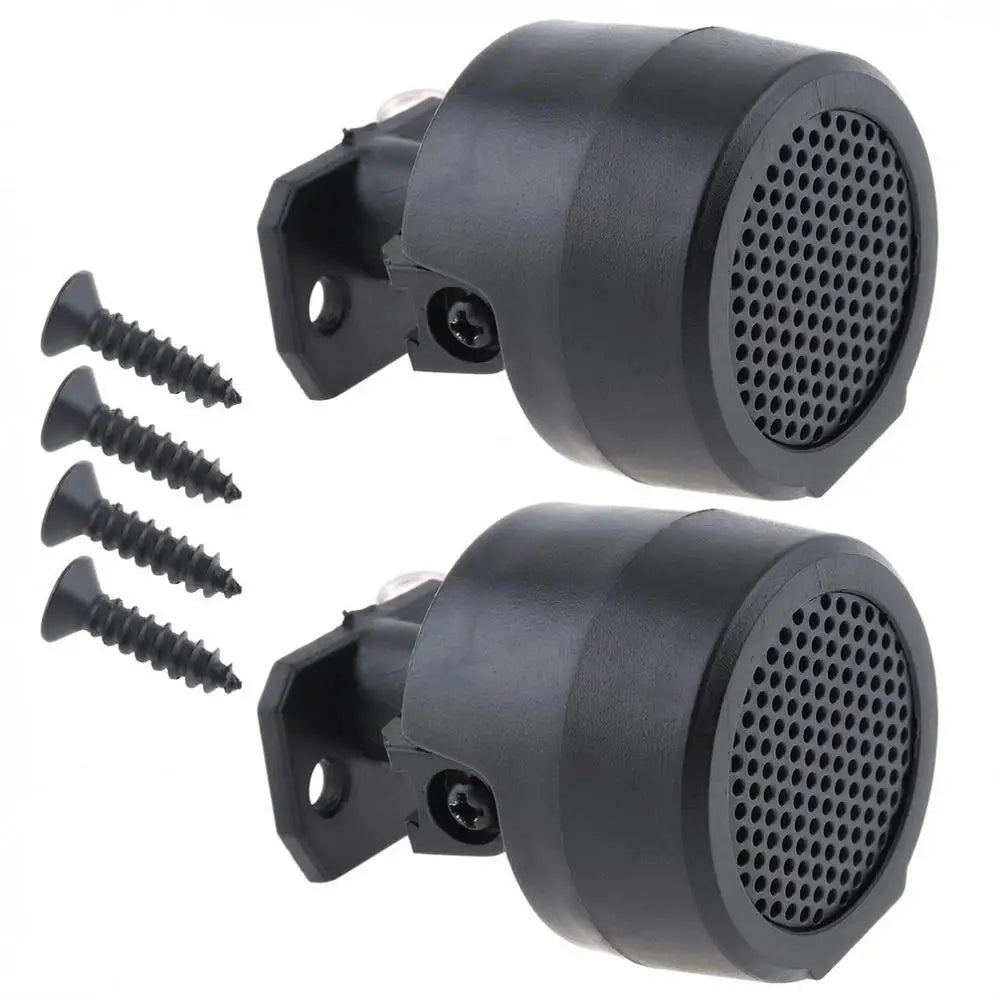 2 Pcs 500W Pre-Wired Tweeter Speakers Car Audio System Vehicle Door Auto Audio Music Subwoofer Electronic Accessories Speaker