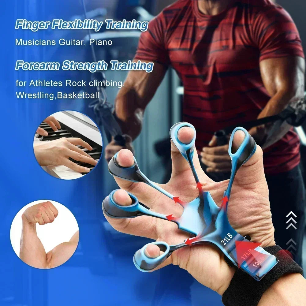 Training & Exercise 6 Resistance Hand Expander Finger Grip Sport Gym Training Accessories Trainning & Exercise Gripster Fitness