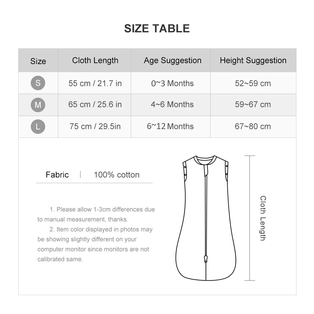 Спальный мешок для новорожденного, спальный мешок без рукавов, летний тонкий 100% хлопок, мягкая двухсторонняя молния, сумка для пеленания