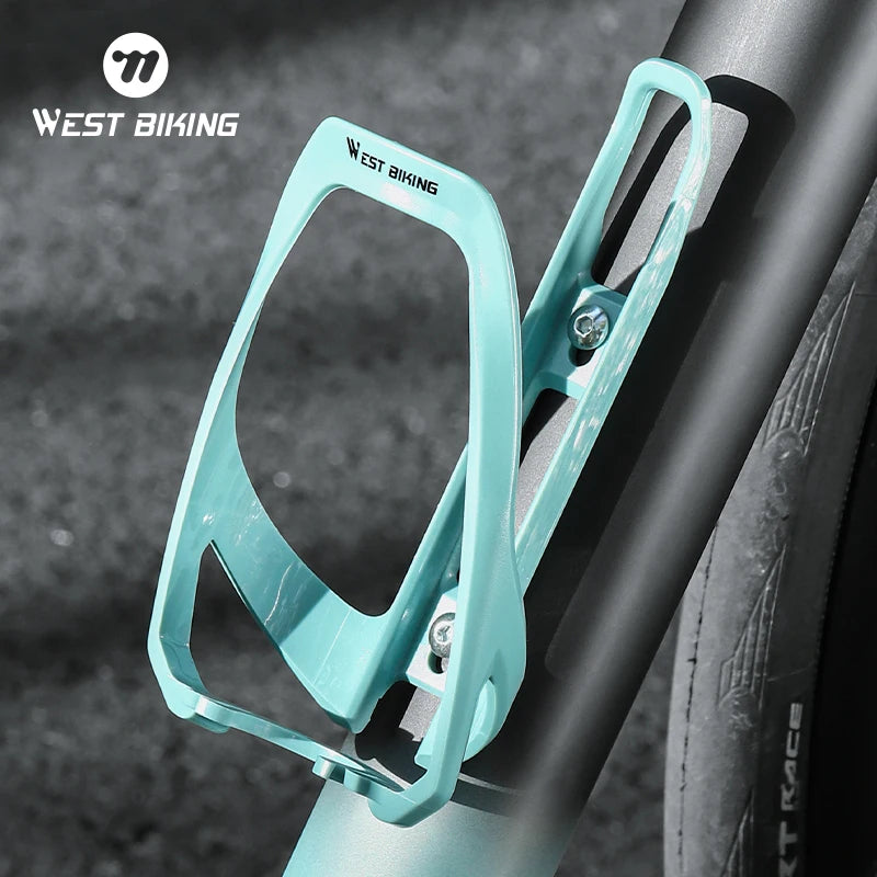 WEST BIKING Multicolor Bicycle Water Bottle Holder MTB Road Bike Lightweight Flexible PC Beverage Bottle Cage Cycling Accessory