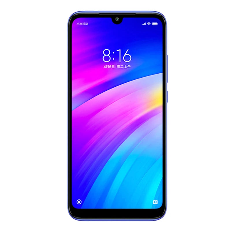 Xiaomi Redmi 7 сотовый телефон с чехлом для телефона, двойной SIM-слот сотовый телефон Android сотовый телефон с двойной камерой глобальная ПЗУ