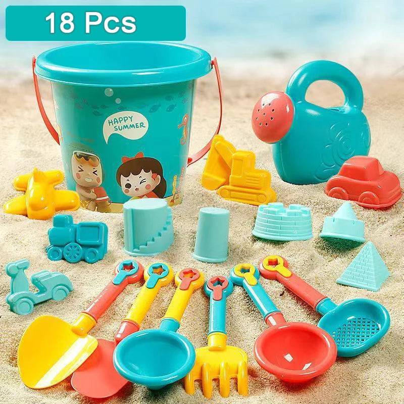 Beach Toys for Kids Sand Set Sand Bucket Beach Shovel Toys for Toddlers Summer Beach Game Children Toys Water Play Tools