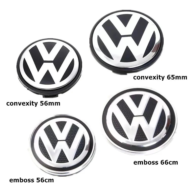 4PCS 56mm 65mm Car Wheel Center Hub Caps Cover for VW Volkswagen Golf Polo Passat Touran Jetta accessories