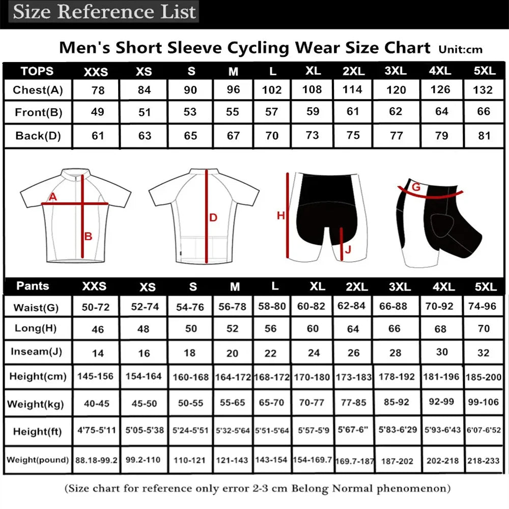 RAUDAX POC New Men's Cycling Set Road Bicycle Breathable Cycling Suit Bib Shorts Cycling Set Summer Cycling Team Training Suit