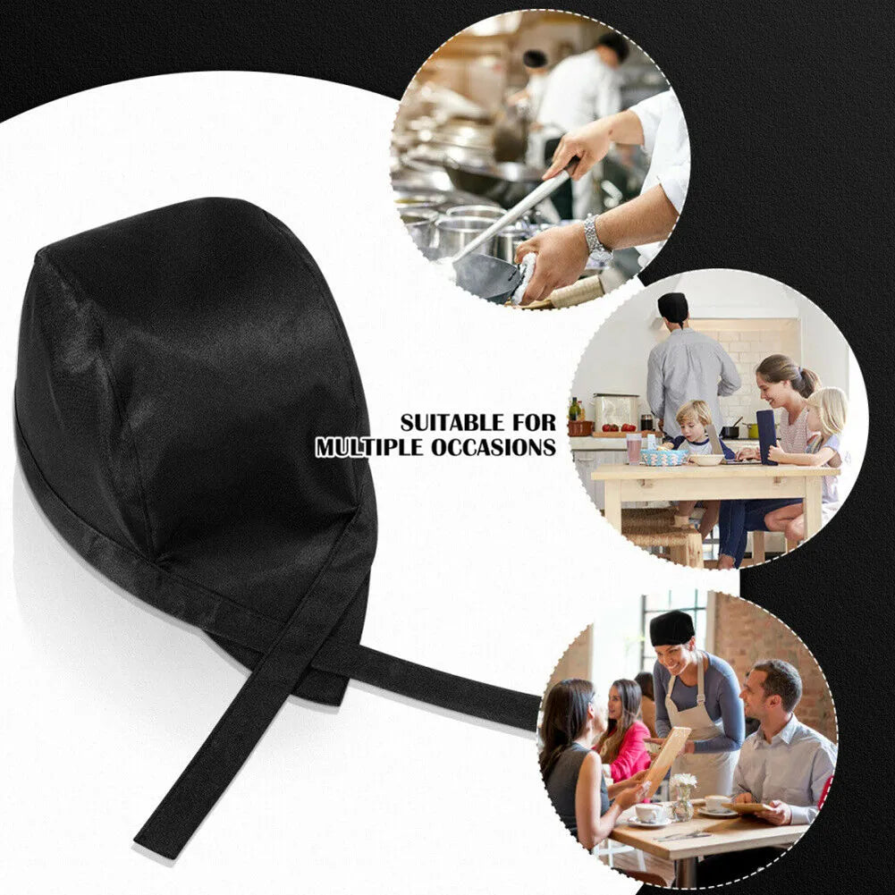 Unisex Chefs Hat Pirate Hat Service Waiter Hats For Hotel Restaurant Bakery Kitchen Restaurant Dining Cap 30 X 20 X 12 Cm