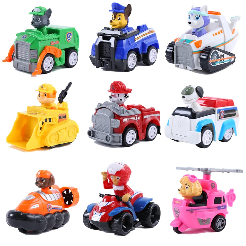 Paw Patrol Rescue Bus Vehicle Toy Set Deformed Car Patrulla Canina Pat Patrol Puppy Action Figure Modle Car For Kids Birthday