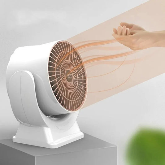 Portable Electric Heater Low Noise Air Heater Fast Heating Mini Desktop Fan Heater Winter Heating Warmer for Home Office Room