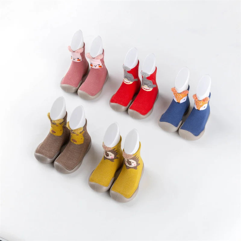 Spring and Fall Models of Children's Walking Shoes Floor Socks Infant Non-slip Soft Bottom Floor Shoes for Boys and Girls Indoor